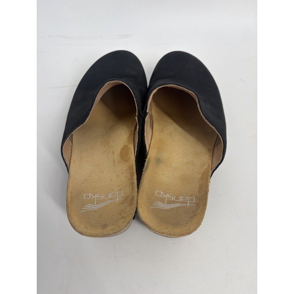 Dansko Talulah Mule Women's 36 / 6 Black Leather Slip-On Wedge Comfort Classic - Picture 5 of 11